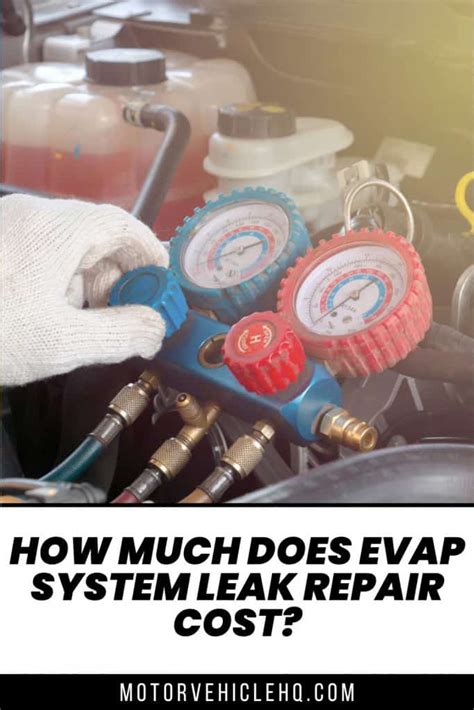 Evap system leak repair cost. Things To Know About Evap system leak repair cost. 